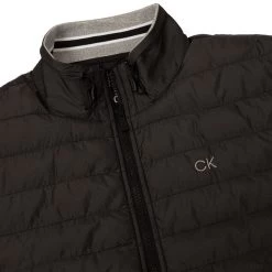 Calvin Klein Men's Hybrid Golf Jacket -American Golf Shop 411867 Silver Charcoal Calvin Klein Mens Hybrid Golf Jacket 3