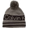 Calvin Klein Men's Logo Bobble Golf Hat -American Golf Shop 411873 Grey Black Calvin Klein Mens Logo Bobble Golf Hat 1