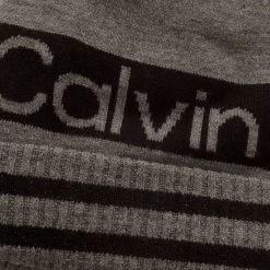 Calvin Klein Men's Logo Bobble Golf Hat -American Golf Shop 411873 Grey Black Calvin Klein Mens Logo Bobble Golf Hat 3