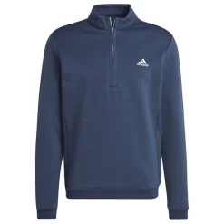 Adidas Golf Adidas Men's Authentic Quarter-Zip Golf Mid Layer -American Golf Shop 412205 Navy adidas Mens Authentic Quarter Zip Golf Mid Layer 1