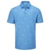 PING Men's Two Tone Golf Polo Shirt -American Golf Shop 413056 Danube InfinityBlue PING Mens Two Tone Golf Polo Shirt 1