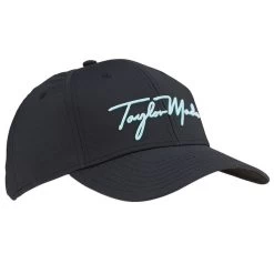 TaylorMade Ladies Script Golf Cap -American Golf Shop 413647 Black White TaylorMade Ladies Script Golf Cap 2