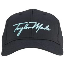 TaylorMade Ladies Script Golf Cap -American Golf Shop 413647 Black White TaylorMade Ladies Script Golf Cap 3