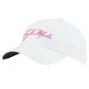 TaylorMade Ladies Script Golf Cap -American Golf Shop 413647 White Pink TaylorMade Ladies Script Golf Cap 1