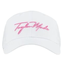 TaylorMade Ladies Script Golf Cap -American Golf Shop 413647 White Pink TaylorMade Ladies Script Golf Cap 3