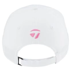 TaylorMade Ladies Script Golf Cap -American Golf Shop 413647 White Pink TaylorMade Ladies Script Golf Cap 4