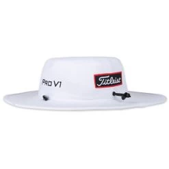 Titleist Men's Tour Aussie Golf Hat -American Golf Shop 414208 White Black Titleist Mens Tour Aussie Golf Hat 3