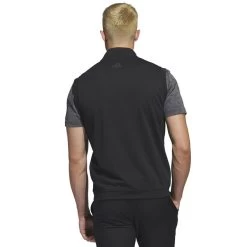 Adidas Golf Men's Elevated Quarter Zip Golf Vest -American Golf Shop 414515 Black adidas Golf Mens Elevated Quarter Zip Vest 3 1