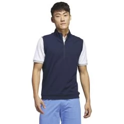 Adidas Golf Men's Elevated Quarter Zip Golf Vest