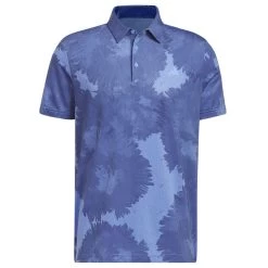 Adidas Golf Adidas Men's Flower Mesh Golf Polo Shirt -American Golf Shop 414548 Blue Navy adidas Golf Mens Flower Mesh Golf Polo Shirt 1