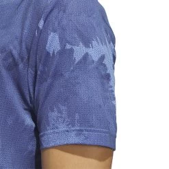 Adidas Golf Adidas Men's Flower Mesh Golf Polo Shirt -American Golf Shop 414548 Blue Navy adidas Golf Mens Flower Mesh Golf Polo Shirt 4