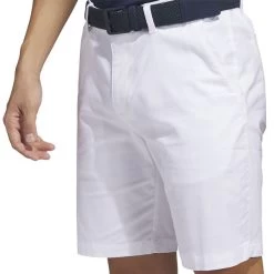 Adidas Golf Men's Go-To 9-Inch Golf Shorts -American Golf Shop 414559 White adidas Mens Go To 9inch Golf Shorts 4