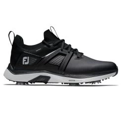 FootJoy Men's HyperFlex Carbon Waterproof Spiked Golf Shoes -American Golf Shop 414971 Black White Grey FootJoy Mens HyperFlex Carbon Spiked Golf Shoes 1