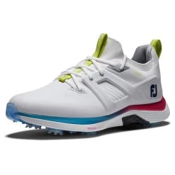 FootJoy Men's HyperFlex Carbon Waterproof Spiked Golf Shoes -American Golf Shop 414971 White Blue Purple FootJoy Mens HyperFlex Carbon Spiked Golf Shoes 4