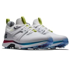 FootJoy Men's HyperFlex Carbon Waterproof Spiked Golf Shoes -American Golf Shop 414971 White Blue Purple FootJoy Mens HyperFlex Carbon Spiked Golf Shoes 6