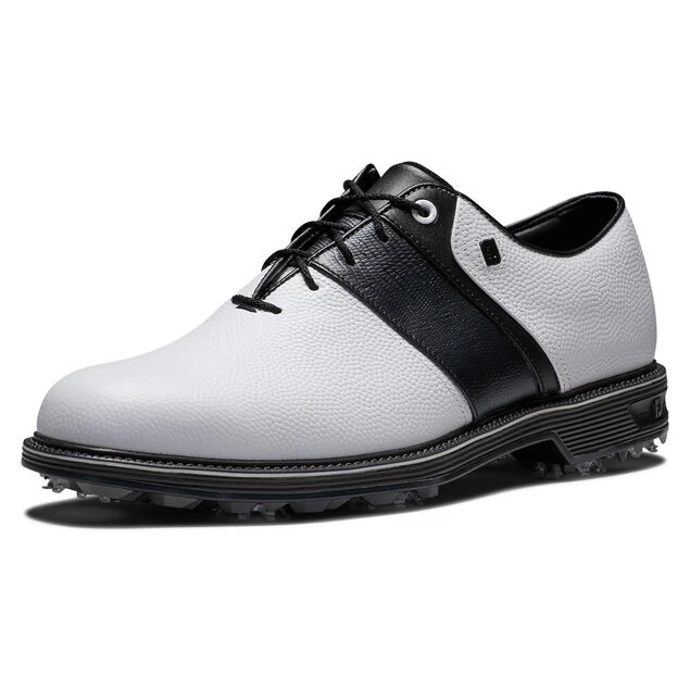 FootJoy Men's Premiere Packard Waterproof Spiked Golf Shoes FootJoy Men's Premiere Packard Waterproof Spiked Golf Shoes -American Golf Shop 414999 White Black Black FootJoy Mens Premiere Packard Waterproof Spiked Golf Shoes 4