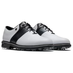 FootJoy Men's Premiere Packard Waterproof Spiked Golf Shoes 7 FootJoy Men's Premiere Packard Waterproof Spiked Golf Shoes -American Golf Shop 414999 White Black Black FootJoy Mens Premiere Packard Waterproof Spiked Golf Shoes 6