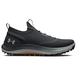Under Armour Men's Charged Phantom Spikeless Golf Shoes -American Golf Shop 415944 Black Black Grey Under Armour Mens Charged Phantom Spikeless Golf Shoes 1