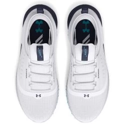 Under Armour Men's Charged Phantom Spikeless Golf Shoes -American Golf Shop 415944 White White Navy Under Armour Mens Charged Phantom Spikeless Golf Shoes 4