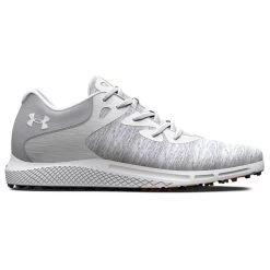 Under Armour Ladies Charged Breathe 2 Knit Spikeless Golf Shoes 7 Under Armour Ladies Charged Breathe 2 Knit Spikeless Golf Shoes -American Golf Shop 415977 HaloGrey White Under Armour Ladies Charged Breathe2 Knit Spikeless Golf Shoes 1