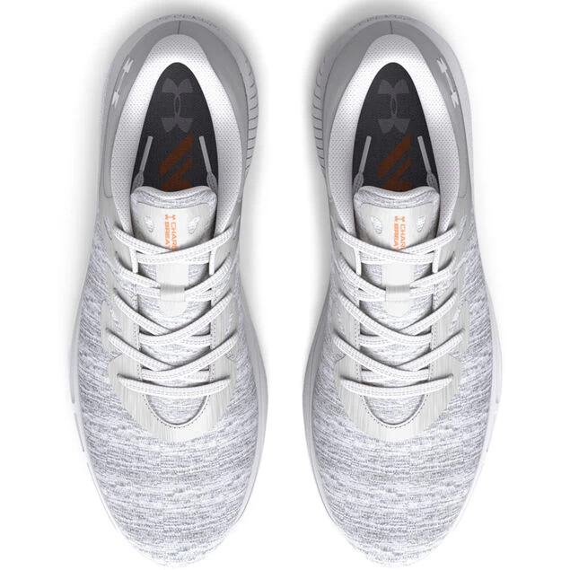 Under Armour Ladies Charged Breathe 2 Knit Spikeless Golf Shoes Under Armour Ladies Charged Breathe 2 Knit Spikeless Golf Shoes -American Golf Shop 415977 HaloGrey White Under Armour Ladies Charged Breathe2 Knit Spikeless Golf Shoes 4