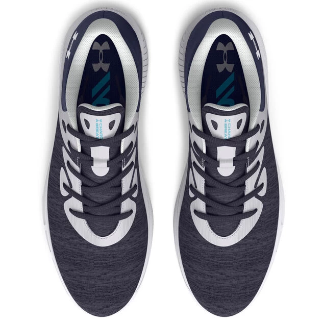 Under Armour Ladies Charged Breathe 2 Knit Spikeless Golf Shoes Under Armour Ladies Charged Breathe 2 Knit Spikeless Golf Shoes -American Golf Shop 415977 MidnightNavy White Under Armour Ladies Charged Breathe2 Knit Spikeless Golf Shoes 4