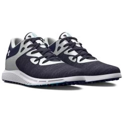 Under Armour Ladies Charged Breathe 2 Knit Spikeless Golf Shoes 6 Under Armour Ladies Charged Breathe 2 Knit Spikeless Golf Shoes -American Golf Shop 415977 MidnightNavy White Under Armour Ladies Charged Breathe2 Knit Spikeless Golf Shoes 5