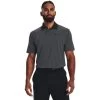 Under Armour Men's T2G Printed Golf Polo Shirt -American Golf Shop 416013 Black White Black Under Armour Mens T2G Printed Golf Polo Shirt 1