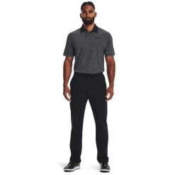 Under Armour Men's T2G Printed Golf Polo Shirt -American Golf Shop 416013 Black White Black Under Armour Mens T2G Printed Golf Polo Shirt 4