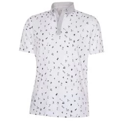 Galvin Green Men's Miro Golf Polo Shirt -American Golf Shop 418137 White Black Galvin Green Mens Miro Polo Shirt 1