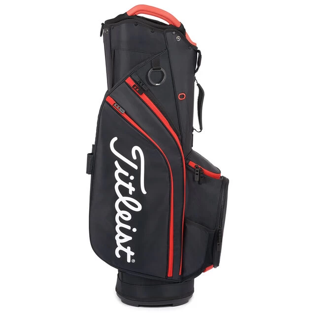 Titleist 14 Golf Cart Bag Titleist 14 Golf Cart Bag -American Golf Shop 418254 Black Black Red Titleist 14 Golf Cart Bag 2