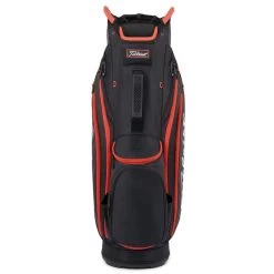 Titleist 14 Golf Cart Bag 4 Titleist 14 Golf Cart Bag -American Golf Shop 418254 Black Black Red Titleist 14 Golf Cart Bag 3