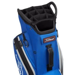 Titleist 14 Golf Cart Bag 16 Titleist 14 Golf Cart Bag -American Golf Shop 418254 Royal Black Grey Titleist 14 Golf Cart Bag 4
