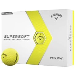 Callaway Supersoft 12 Golf Ball Pack -American Golf Shop 418725 Yellow Callaway Supersoft 12 Golf Ball Pack 1