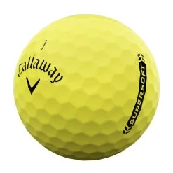 Callaway Supersoft 12 Golf Ball Pack -American Golf Shop 418725 Yellow Callaway Supersoft 12 Golf Ball Pack 3