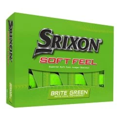 Srixon Soft Feel Brite 12 Golf Ball Pack -American Golf Shop 419305 srixon brite green 2