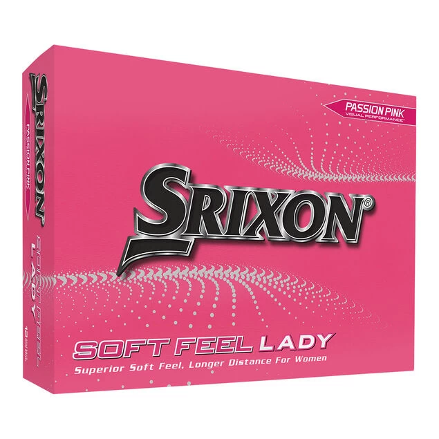 Srixon Ladies Soft Feel 12 Golf Ball Pack Srixon Ladies Soft Feel 12 Golf Ball Pack -American Golf Shop 419309 srixon soft feel ladies pink 2